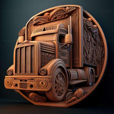 3D model Trucker 2 game (STL)